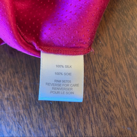 REBECCA TAYLOR Fushia Pink Silk Ruffle Mini Dress - Picture 8 of 12